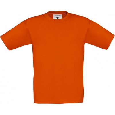 B&C detské tričko Exact 150/kids T-Shirt oranžová