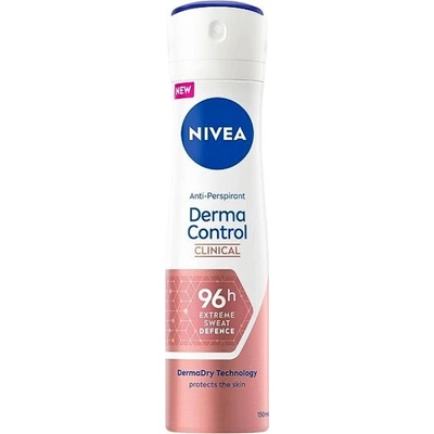 Nivea Deo Derma Dry Control deospray 150 ml – Hledejceny.cz