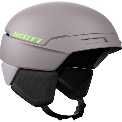 SCOTT Ски каска Scott Flow Mips Ski helmet - Evening Grey / Glow Green - размер M 55-59 cm (418-1383-0312)