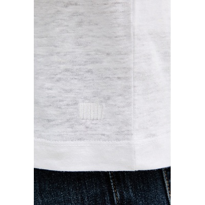 BOSS тениска с яка мъжка ленена boss x david beckham (50560534)