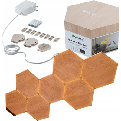 Nanoleaf Elements Hexagons Starter Kit 7 pack NL52-K-7002HB-7PK – Zbozi.Blesk.cz