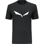 Salewa Мъжка спортна тениска Salewa Solidlogo Dry T-Shirt Sport shirt - Black Out - размер 50 (216-2734-0714)