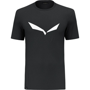 Salewa Мъжка спортна тениска Salewa Solidlogo Dry T-Shirt Sport shirt - Black Out - размер 50 (216-2734-0714)