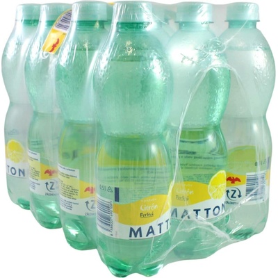 Mattoni minerálna voda citrón 12 x 0,5 l