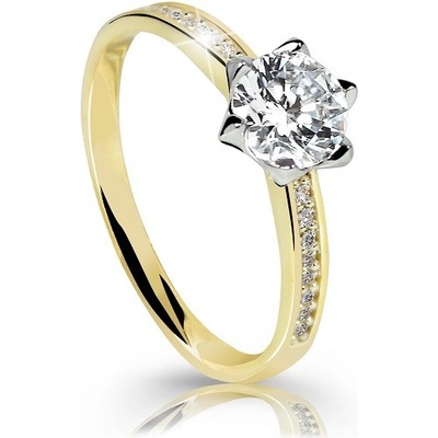 Zodiax Zlatý prsten se zirkonem 1078