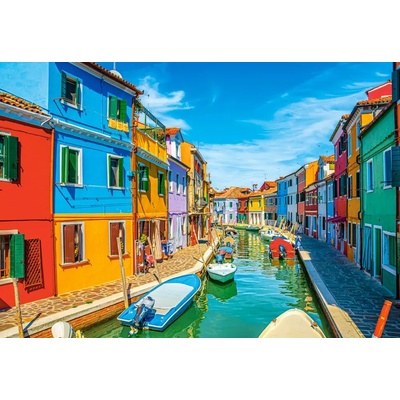 Castorland - Puzzle Burano Colors, Italy - 1 000 piese