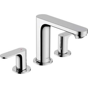 Hansgrohe Rebris S - Смесител за умивалник със сифон, монтаж с 3 отвора, хром 72530000 (72530000)