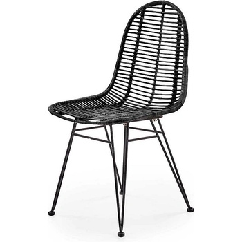 Halmar Трапезен ратанов стол k337 черно