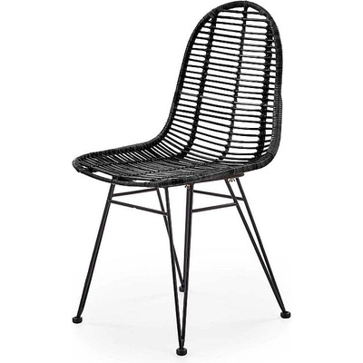 Halmar Трапезен ратанов стол k337 черно