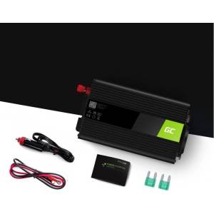 Green Cell INV04DE захранващ адаптор и инвертор Универсален 500 W Черен (INV04DE)