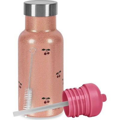 Konges Sløjd Termo lahev Cherry Glitter 350 ml růžová