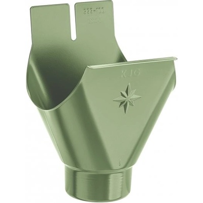 KJG Kotlík žlabový 330 / 120 mm trávově zelený