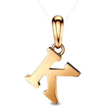 SAVICKI Висулка с буква k savicki : злато