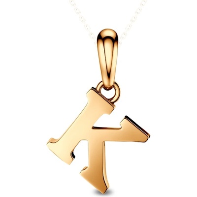 SAVICKI Висулка с буква k savicki : злато