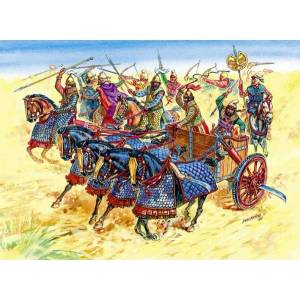 Zvezda Wargames (AoB) фигурки 8008 - Персийска колесница и кавалерия (1: 72)