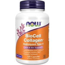 Now Foods BioCell Collagen Hydrolyzed Type II 120 veg kapslí