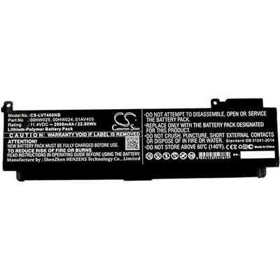 Cameron Sino Батерия за лаптоп LENOVO ThinkPad T460s, T470s L16M3P73 11.4V 2000mAh CAMERON SINO (CS-LVT460NB)