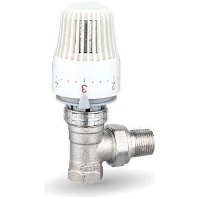 V&G Valogin 403C radiátorový ventil rohový 1/2" PN10 s termostatickou hlavicí 3275