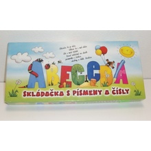 Abeceda Skládačka s písmenky a čísly +podložky plast v krabici 31x13x4cm - Chuggington