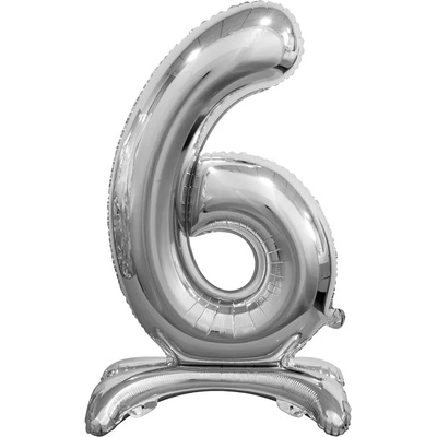 Godan Свободностоящ балон от фолио 6 сребрист 74см