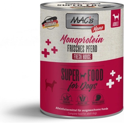 MAC's Dog Mono Sensitive Koňské 400 g