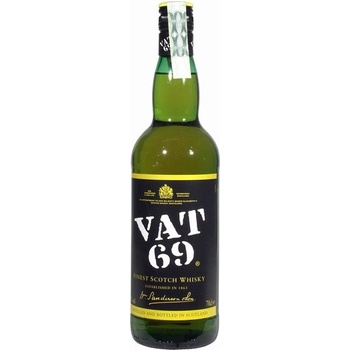 VAT 69 40% 0,7 l (čistá fľaša)