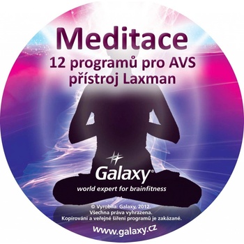 Galaxy MEDITACE – sada programů pro AVS přístroj Laxman