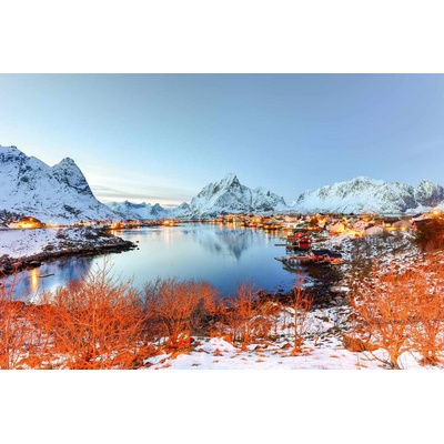 DIMEX ART Флизелинов фототапет зима в рейне 375 x 250 см