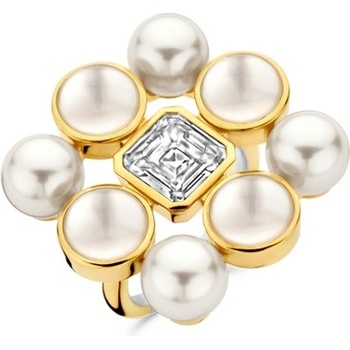 Ti Sento Сребърен дамски пръстен с перли и седеф Ti Sento 12324YP (12324YP)