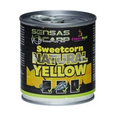 Sensas Kukurica v plechovke 138g natural Sensas