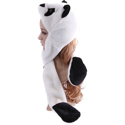 Plyšová zvieracia čapica animal Panda F1411