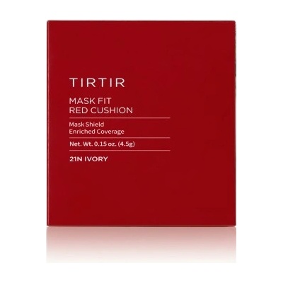 Tirtir Mask Fit Red Cushion 21N Ivory Mini kompaktní make-up v houbičce 4,5 g