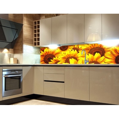 Dimex KI260-051 Samolepící fototapeta do kuchyně Helianthus rozměry 260 x 60 cm