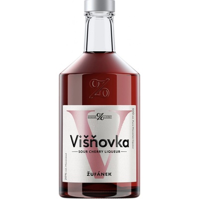 Žufánek Višňovka 20% 0,5 l (holá láhev)