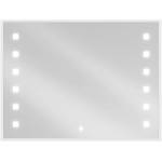 Mexen Ner осветено огледало за баня 80 x 60 см, LED 6000K, против мъгла - 9809-080-060-611-00 (9809-080-060-611-00)