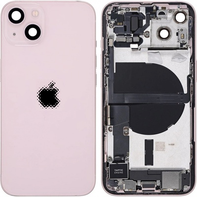 Kryt Apple iPhone 13 Zadní Housing s Malými Díly růžový