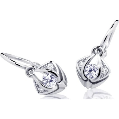 Cutie Diamonds slušivé dětské náušnice z bílého zlata s brilianty DC2217-10-00-X-2