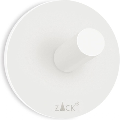 ZACK Закачалка за кърпи 5, 5 см, бял, неръждаема стомана, Zack (ZACK40155)
