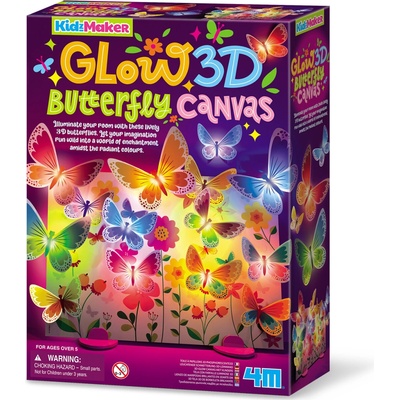 4M Kidzmaker Motýlí plátno svítící – Zboží Mobilmania