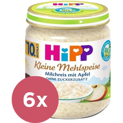 Hipp BIO Mliečna ryža s jablkami 6 x 200 g