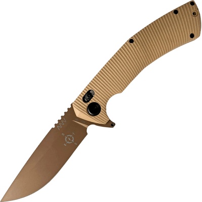 ANV Knives A400 Knifestock Exclusive BB, DLC COYOTE, ALOCK, G10 COYOTE ANVA400-002