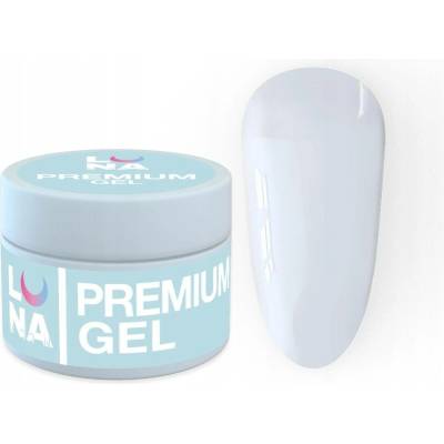 Luna podkladový gel na nehty budující bílý 30 ml