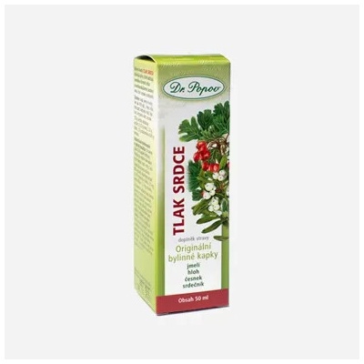 Dr. Popov Vysoký tlak bylinné kapky 50 ml