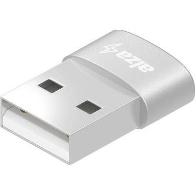 AlzaPower USB-A (M) to USB-C (F) 2.0 bílý APW-ADTATC2W – Zbozi.Blesk.cz