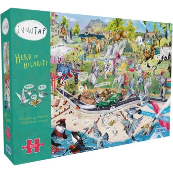 Gibsons Пъзел Gibsons от 1000 части - Стадо на веселието (G7138)