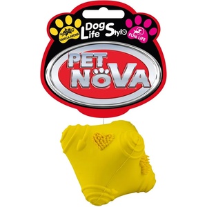 PET NOVA Crazzy Ball - жълта 5 см