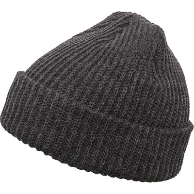 Urban Classics Шапка бийни в тъмносив цвят Rib Beanie UB-1502RB-00091 - Тъмносив, размер one size