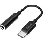 Genius USB/Аудио адаптер, USB C мъжки - жак (3.5mm) женски, стерео, черен, Genius ACC-C100 (32590012400)