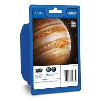 Brother LC-1240 BKBP2 Двойна опаковка с черни мастилни касети (LC1240BKBP2)