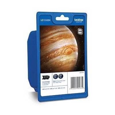 Brother LC-1240 BKBP2 Двойна опаковка с черни мастилни касети (LC1240BKBP2)